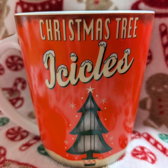 New Vtg Style 2 Winter Mugs Icicles & Powder Snow Germany Waechtersbach Mugs Set - Picture 4 of 10